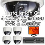 Installation Of Up To 4 Cameras, DVR and Monitor �249.95