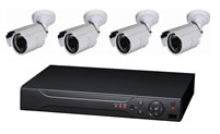 4 Outdoor Camera System 480TVL