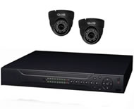 2 Vandal Proof Indoor/Outdoor Camera System 600TVL