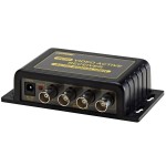 RJ45 & 4x terminal to 4x BNC receiver