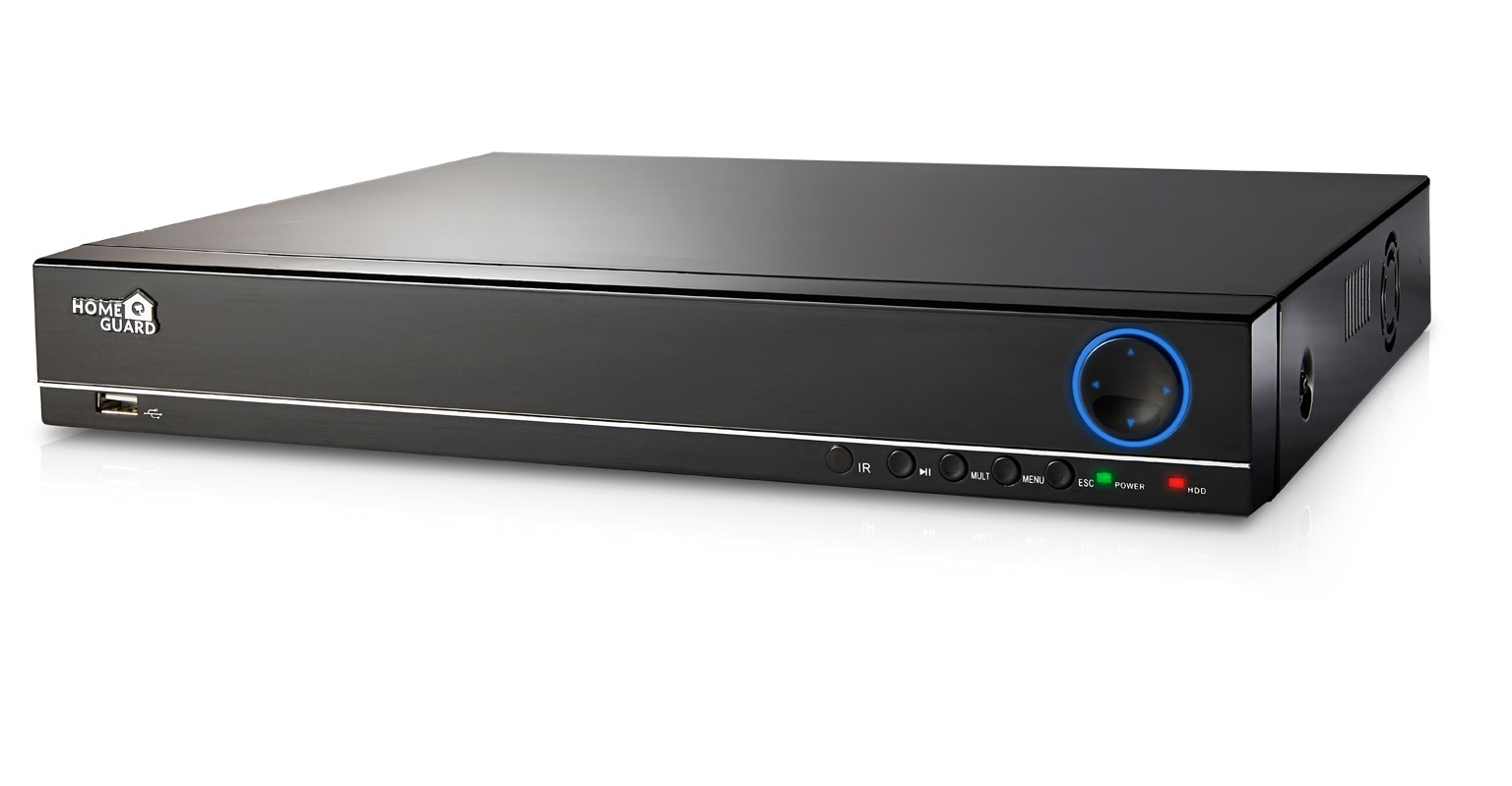 HomeGuard 2TB Purple 4-Channel HD Out DVR