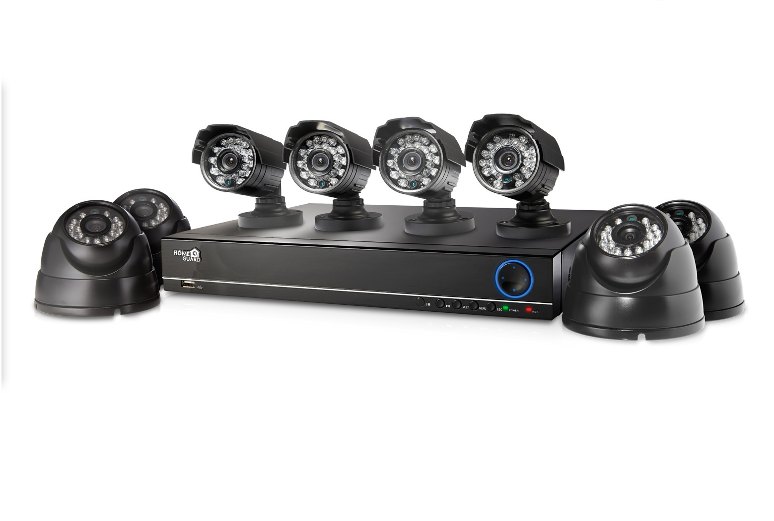 Homeguard  1TB WD Purple 8Ch 4+4 Cam