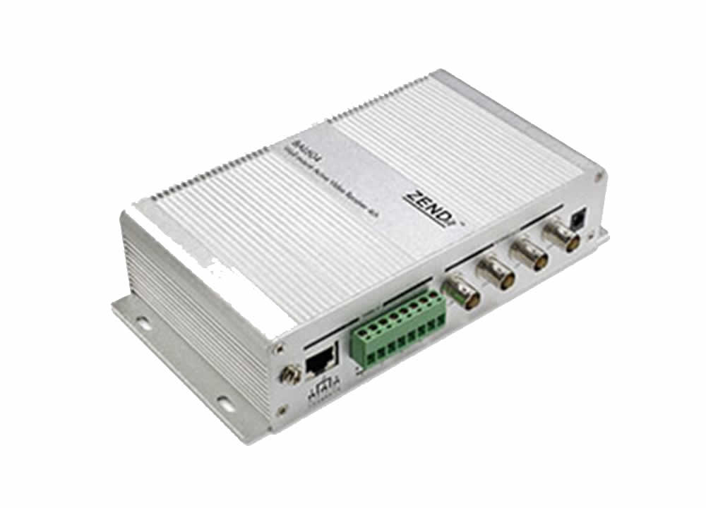 4CH Active Video Balun Receiver - Transmit video up to 2000m down CAT5 with a BAL604 active balun receiver