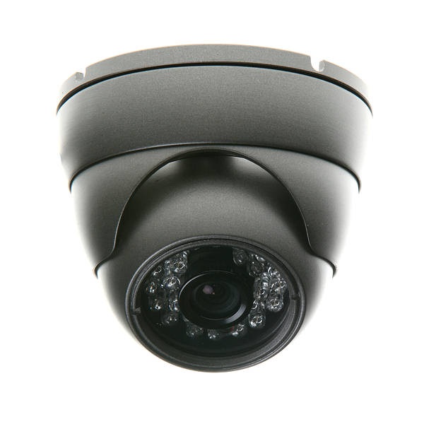 Grey Silver Eyeball Dome External IR 3.6MM 700TVL