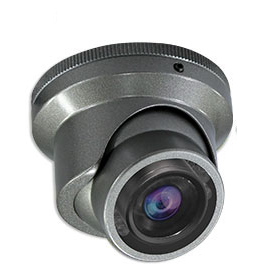 Grey Anti-Vandal Mini IR Indoor/Outdoor Dome with 3.6mm Fixed Lens