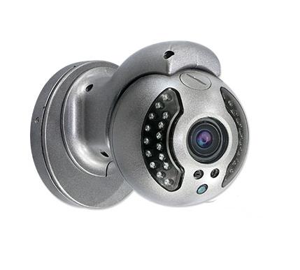 All In One Style Cyclops Professional CCTV Camera with RS485 "up the Co-ax Graphite