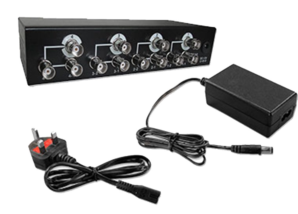 Send 4 Video Input Signals to 8 Video Outputs