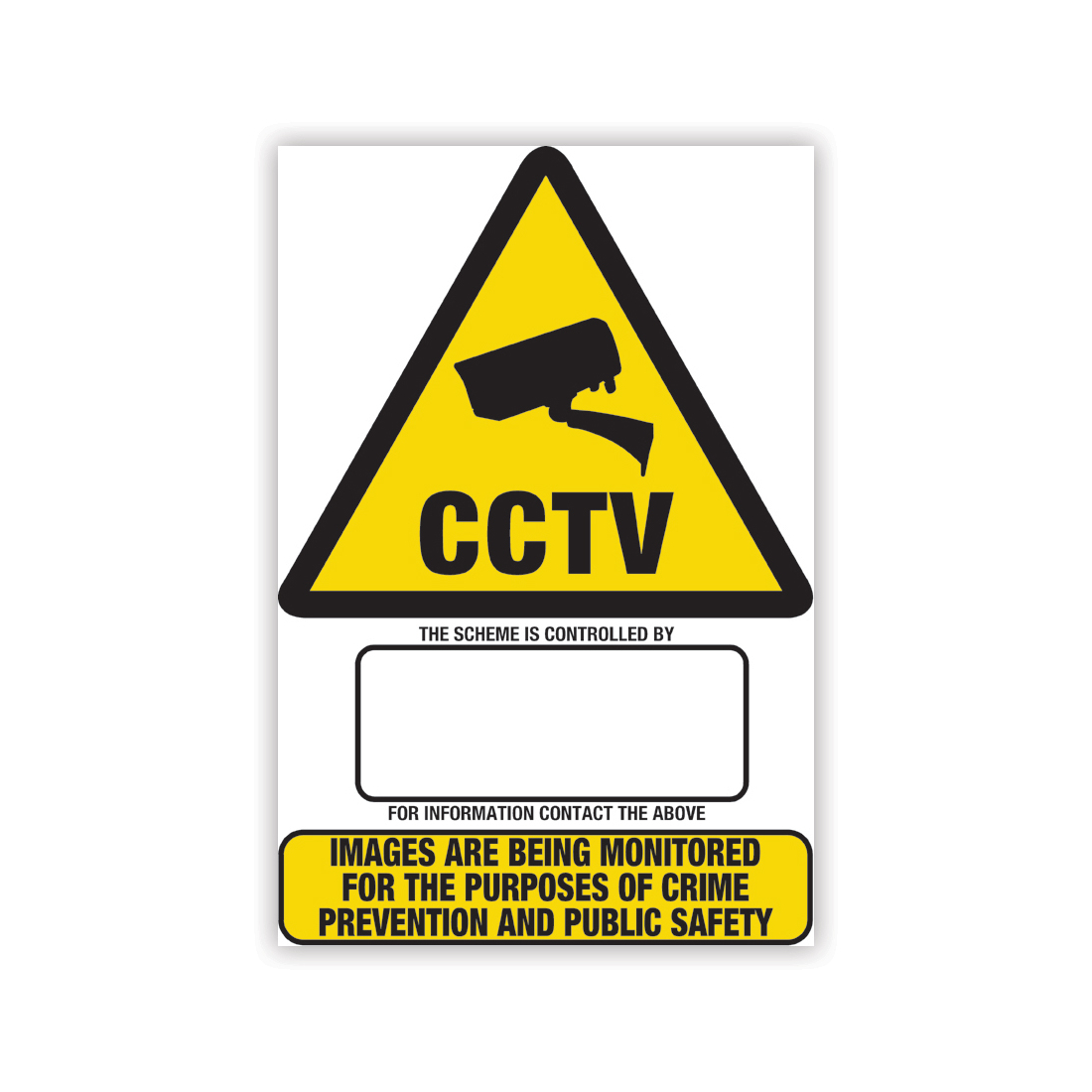 A3 CCTV Sign