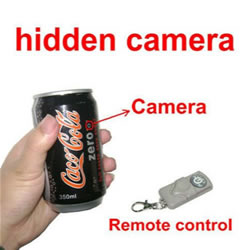 Coca-Cola Pinhole Spy Camera Recorder 4GB Memory + IR Remote Control #4
