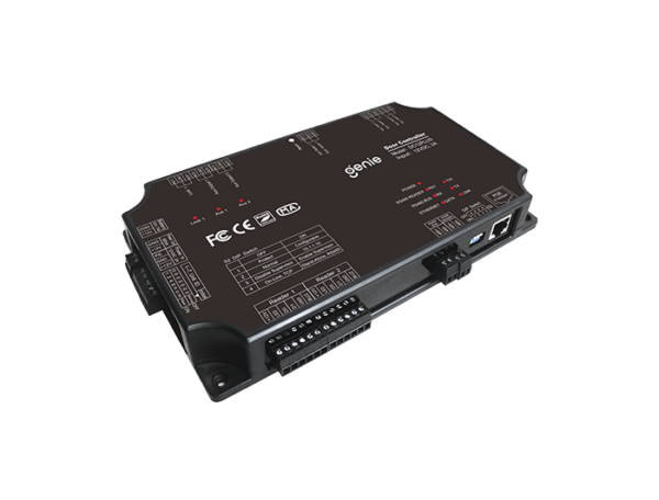1 Door 2 Reader PoE Door Controller with 6amp 12V DC Power Supply in Metal Housing
