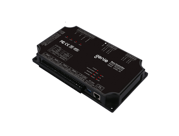2 Door 4 Reader PoE Door Controller with 6amp 12V DC Power Supply in Metal Housing