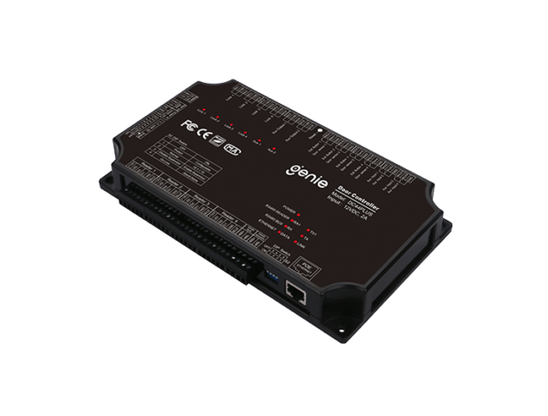 4 Door 4 Reader PoE Door Controller with 6amp 12V DC Power Supply in Metal Housing