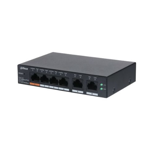 Dahua 6-Port Cloud Managed Desktop Switch with 4-Port PoE
