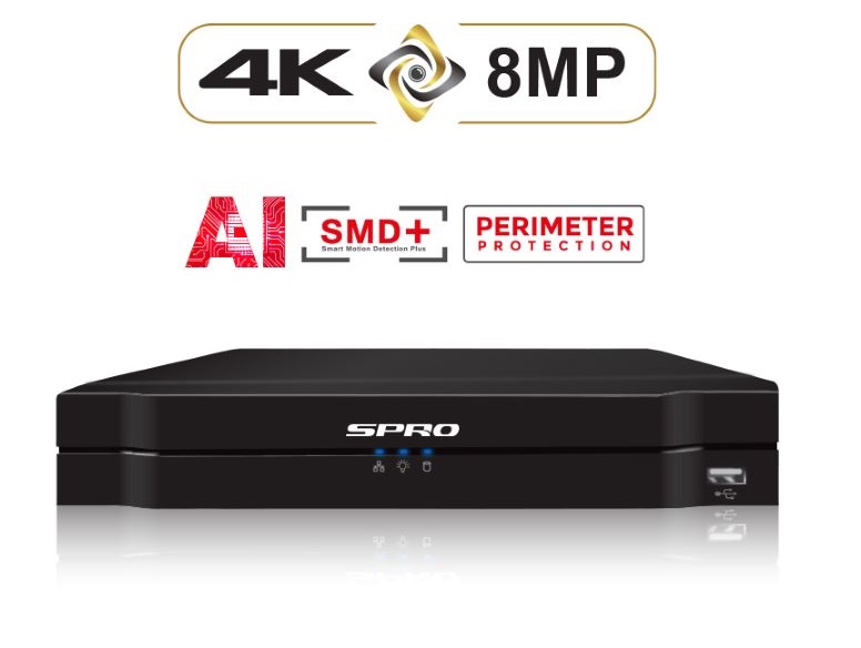 SPRO B6 8MP 4 Channels 5in1 with AI