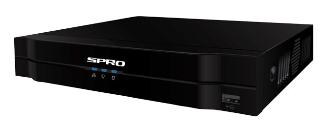 SPRO 12 Channel 1080p 3 In 1 Recorder (Analogue/HDCVI/IP) Network + Smart Phone Supported with No Port Forwarding Required