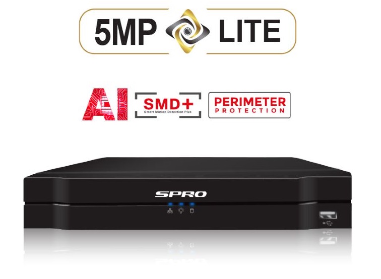 SPRO B5 5MP-Lite 8 Channels 5in1 with AI