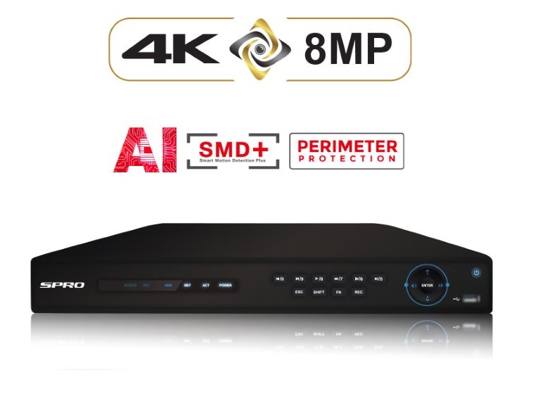 SPRO B7 8MP 16 Channels 5in1