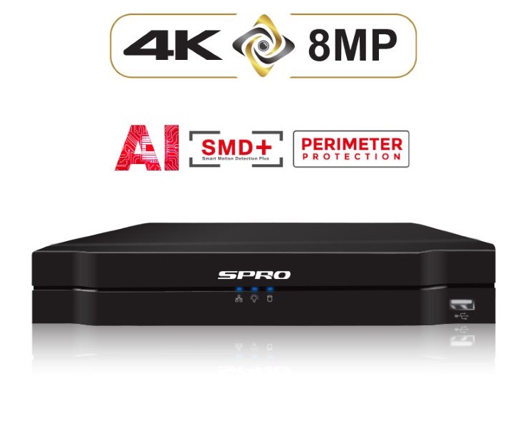 SPRO B6 8MP 16 Channel 5in1 with AI
