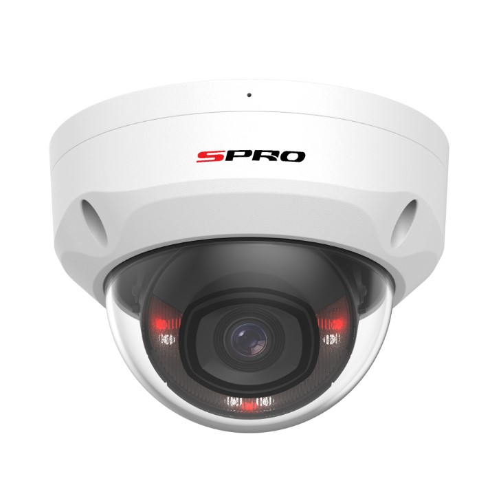 SPRO 6MP IP IR Fixed Vandal Resistant Dome Camera