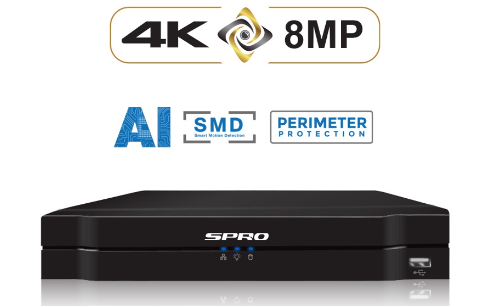 SPRO A4 8 Channel 8MP NVR
