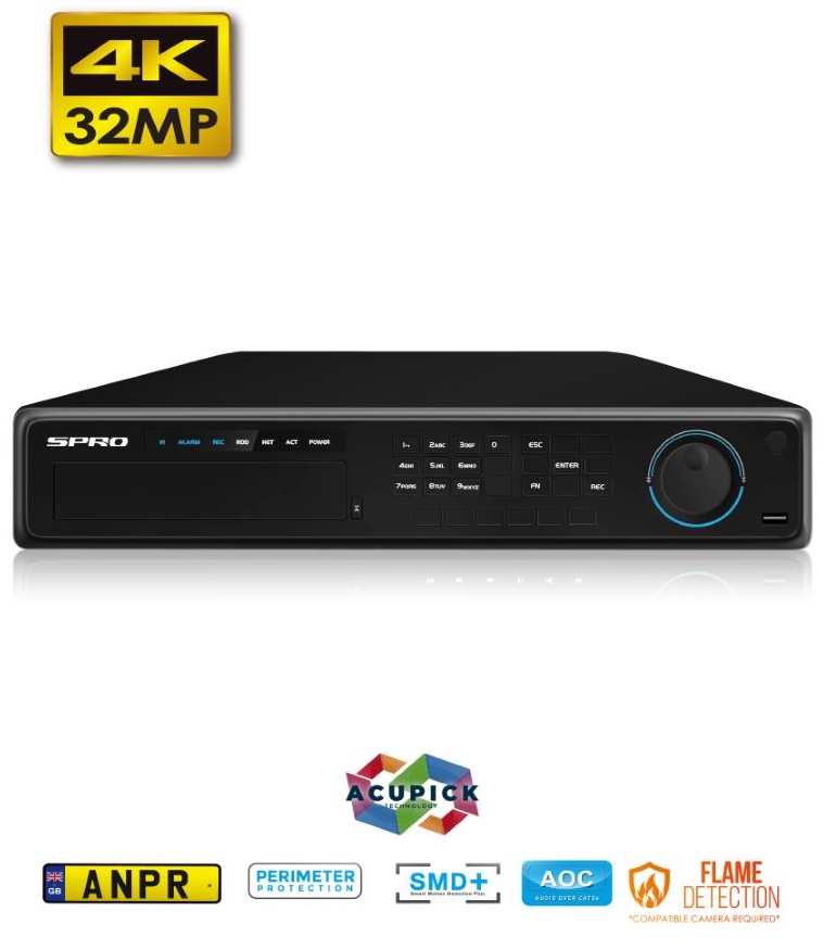 SPRO 32 Channel 4K IP NVR