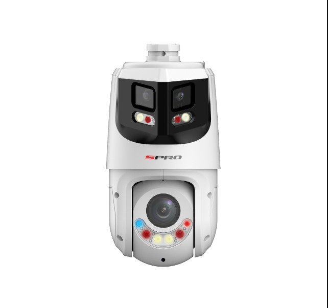 SPRO 4+2 x 4MP Duo Panoramic IP PTZ Camera with Active Deterrence 2.0, 25x Zoom