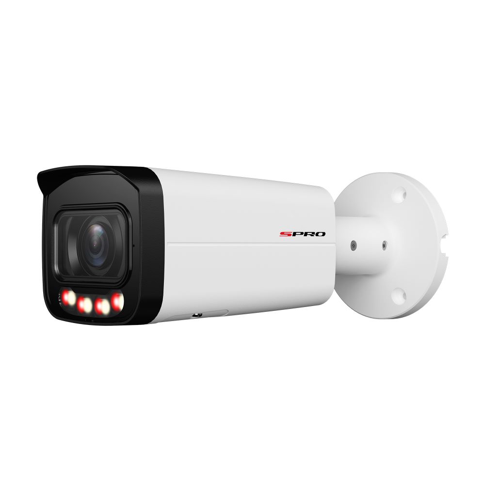 SPRO 8MP IP Motorised Bullet with COLOUR NIGHT 2.0 and Built-In Microphone