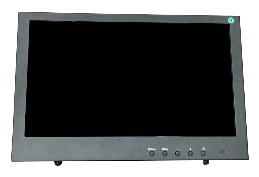 Vigilant Vision 15.6 Inch LED Monitor, Glass Front, 1080P, VGA, HDMI, BNC In, BNC Out