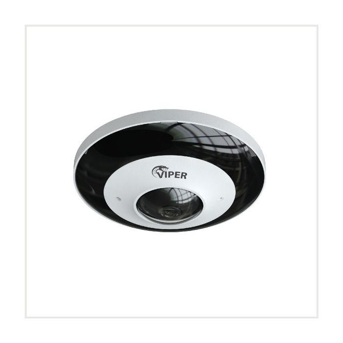 Viper 6MP 360 Degree Fisheye Waterproof POE IP Camera - 3 Year Warranty