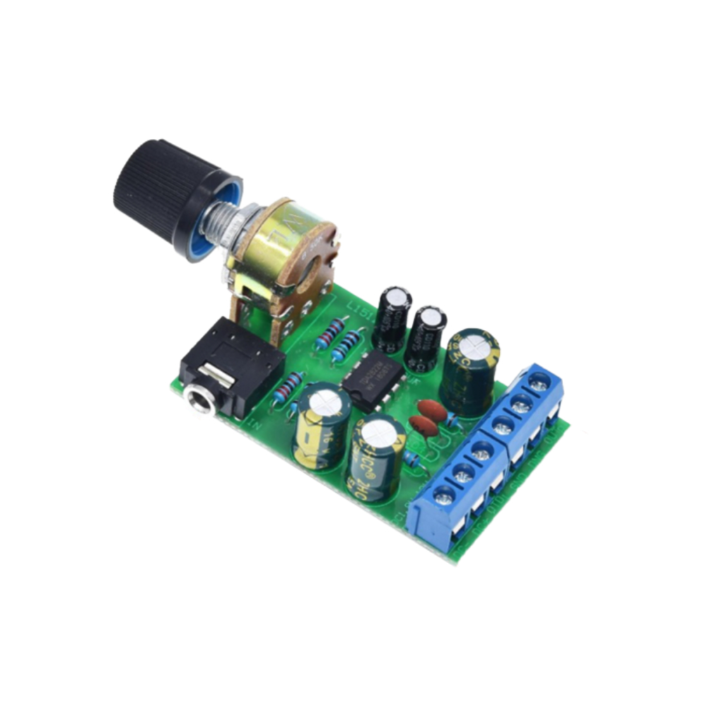 Genie Two Channel Stereo Amplifier PCB with 3.5 Aux Input