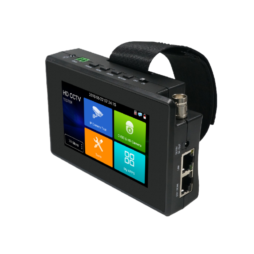 Genie 4" Wrist Worn IP Camera Tester with AHD/TVI/CVI/CVBS Functio
