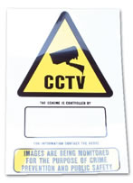 A4 Rigid PVC Yellow Warning Sign