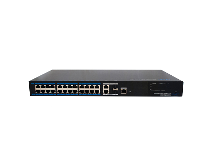Genie 24 Port PoE Ethernet Switch