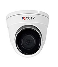 IQCCTV 5MP AHD/TVI/960H Hybrid IR Vandal IR Dome Camera, 30m IR, White