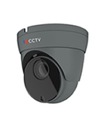 IQCCTV 5MP AHD/TVI/CVI/960H Hybrid IR Vandal IR Dome Camera, 40m IR, Grey