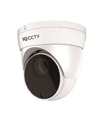 IQCCTV 5MP AHD/TVI/CVI/960H Hybrid IR Vandal IR Dome Camera, 40m IR, White