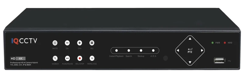 IQCCTV 5MP Lite 4 Channel Hybrid 5in1 DVR