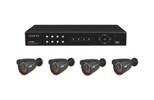 IQCCTV 4 x IR Bullet Camera System with 8 Channel DVR, 4K Ready, 2TB