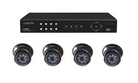 IQCCTV 1080P 4 Camera AHD Vandal IR Dome CCTV System, 4K Ready, 2TB