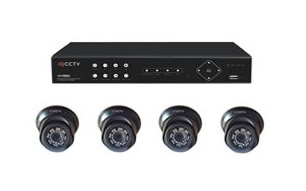 IQCCTV 4 x AHD IR Dome Cameras with 8 Channel DVR, 4K Ready, 1TB