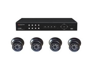 IQCCTV 4 x 1080p AHD IR Dome Camera System with 8 Channel DVR, 4K Ready, 2TB