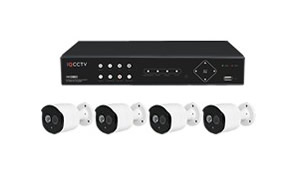 IQCCTV 5MP 4 Camera AHD IR Bullet CCTV System, 1TB