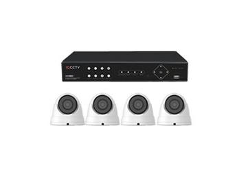 IQCCTV 5MP 4 Camera AHD Vandal IR Dome CCTV System, 1TB