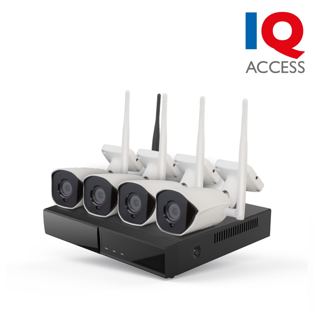 2MP (1080P) Wi-Fi CCTV Kit with 4 Bullet Cameras, 1TB Storage
