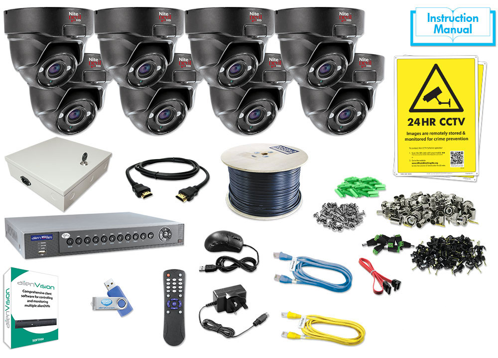 8Ch Mega 2Tb + 8 Hd Nitedevil Eballs Blk