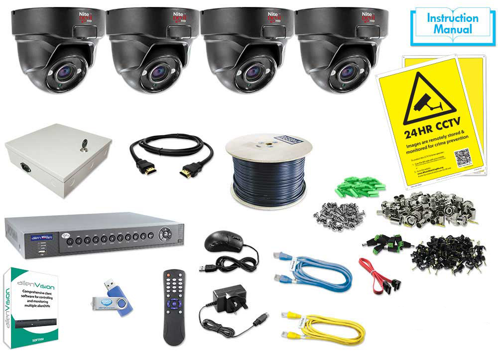 8Ch Mega 2Tb + 4 Hd Nitedevil Eballs Blk