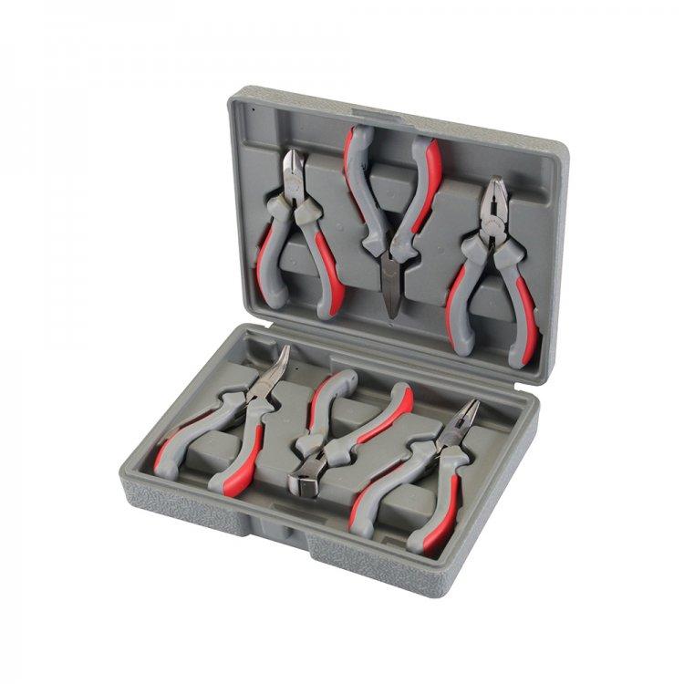 Mini Pliers Set 6 Piece with Carry Case