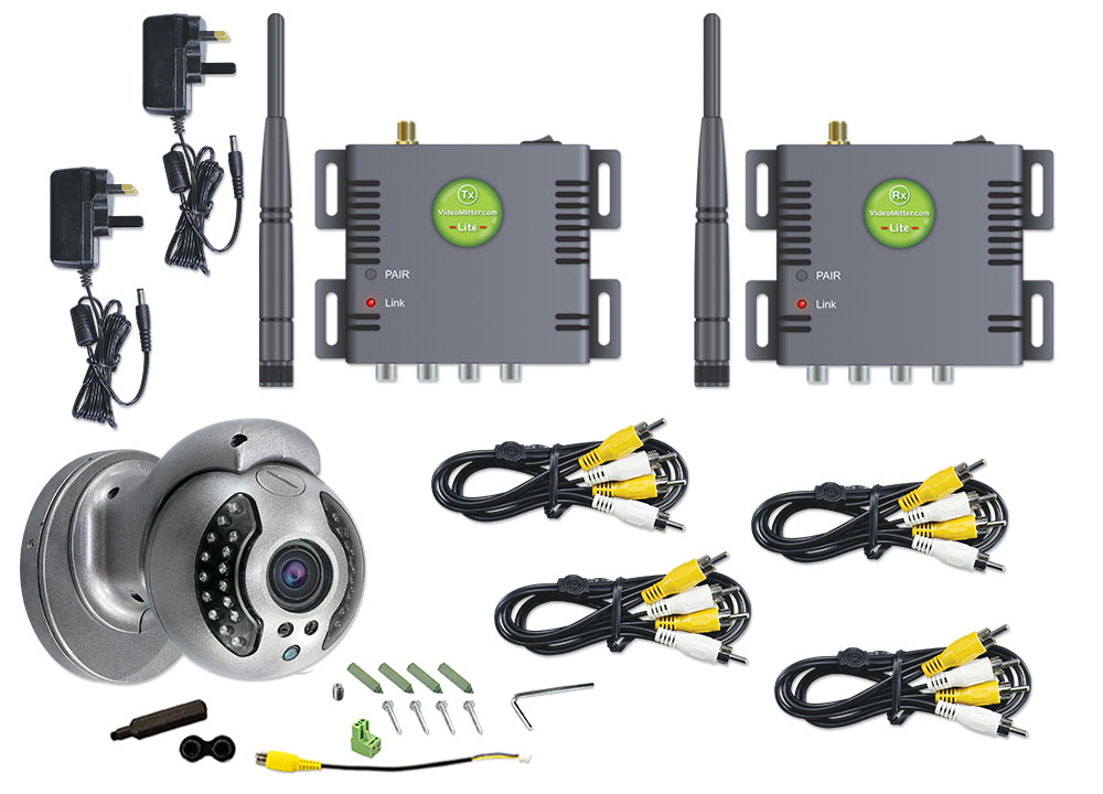 Wirefree Camera Kit With Cyclops Grey Night Vision Camera