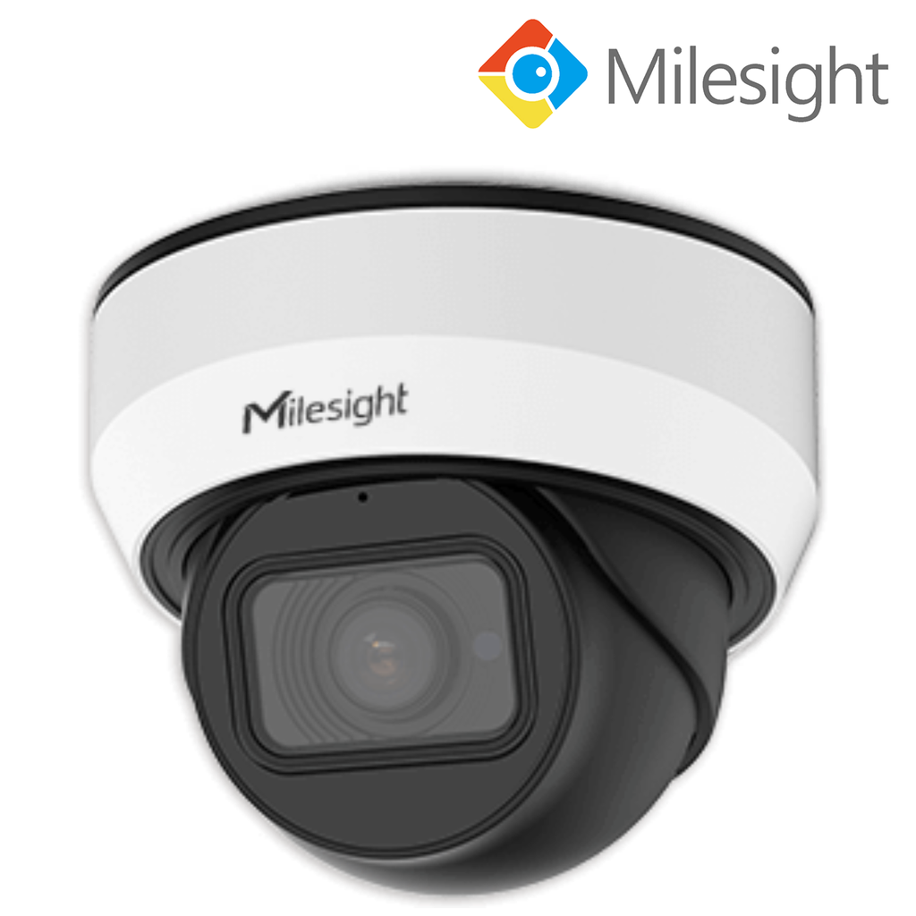 Milesight 4K AI+BI Pro Dome - White IP CCTV Camera