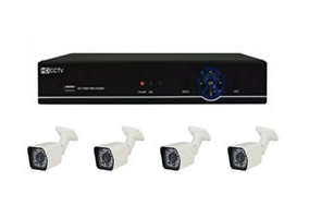 OAHD 720P 4 x AHD IR Bullet CCTV System, 1TB